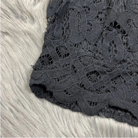FP Free People One Adella Lace Bralette Black Size Medium - Picture 13 of 15